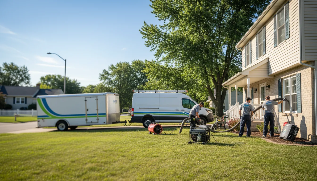Flooded Basement Restoration And Cleanup With Repair in Latham, KS near me